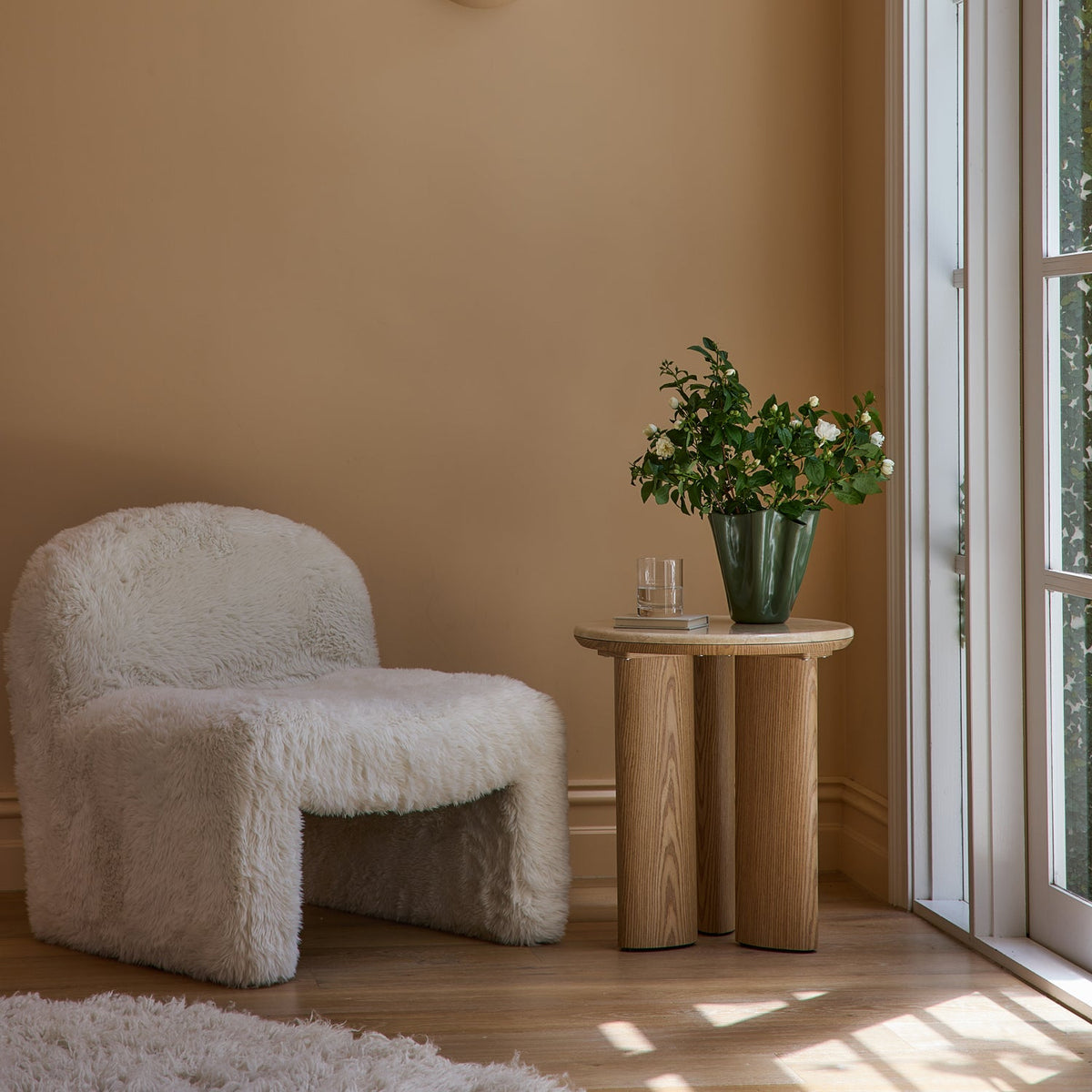 Levi Stone Melange Chair
