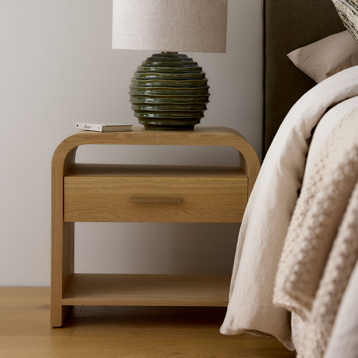 Verity Natural Bedside Table