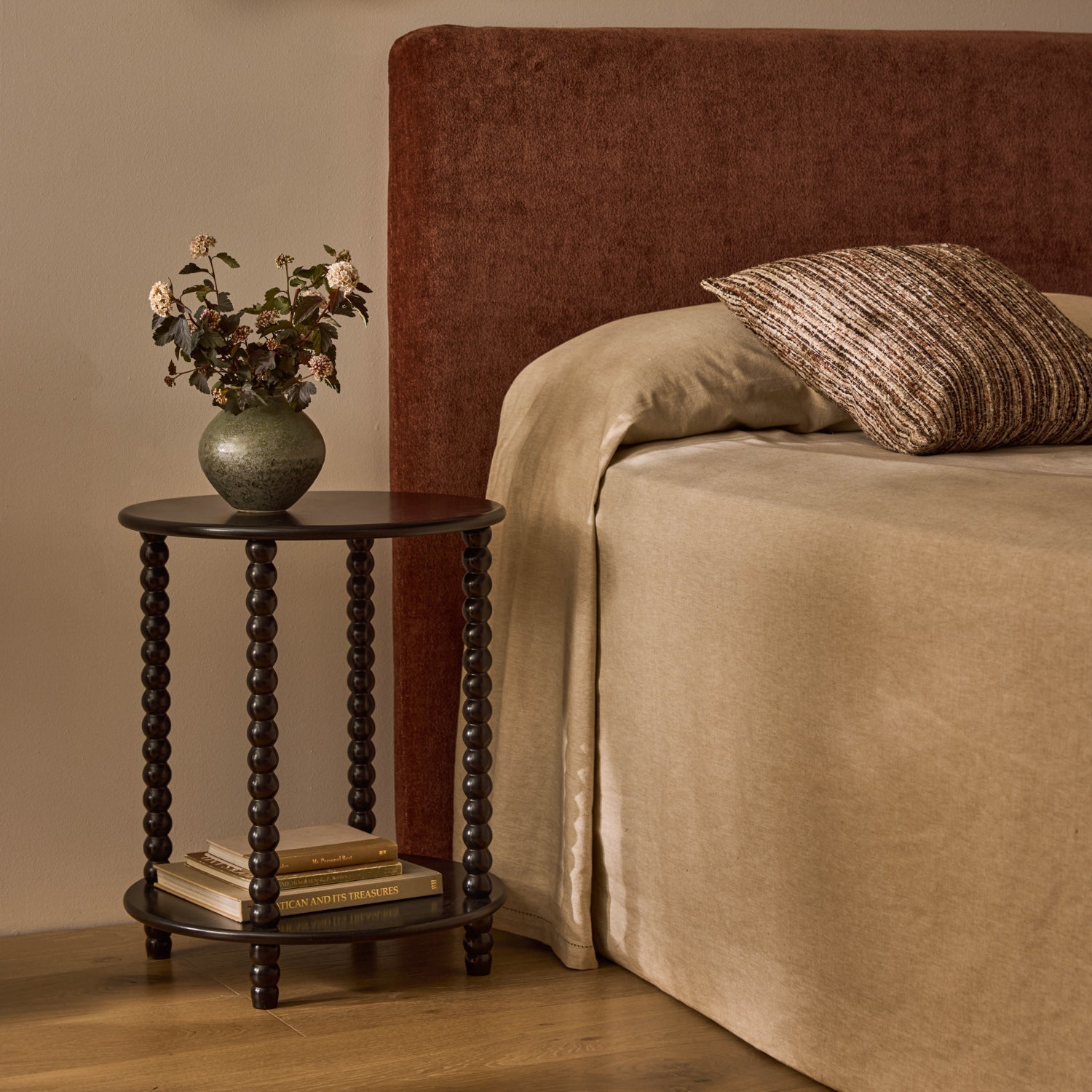 Beau Russet Bedhead Slip Cover King