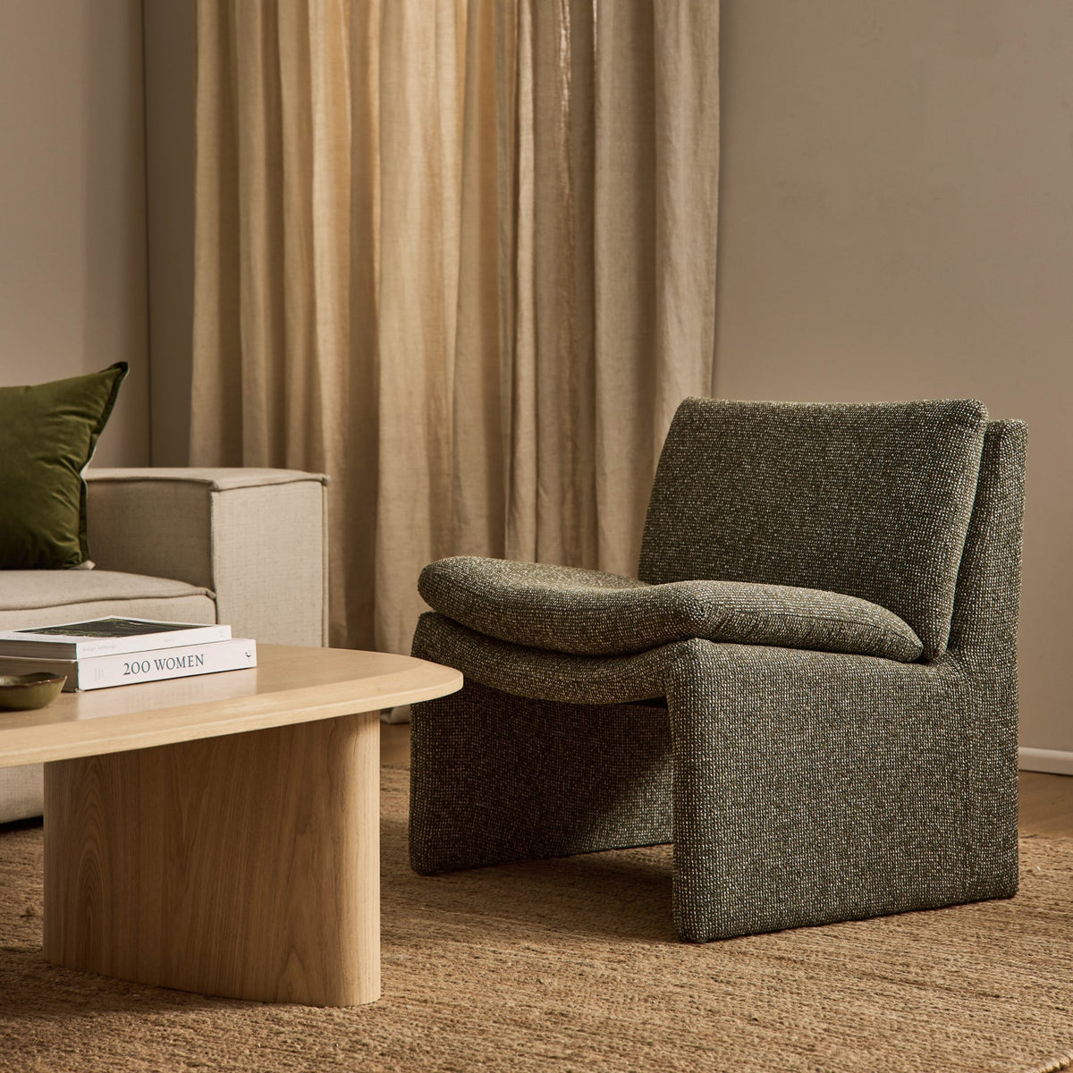 Levi Dark Green Chair