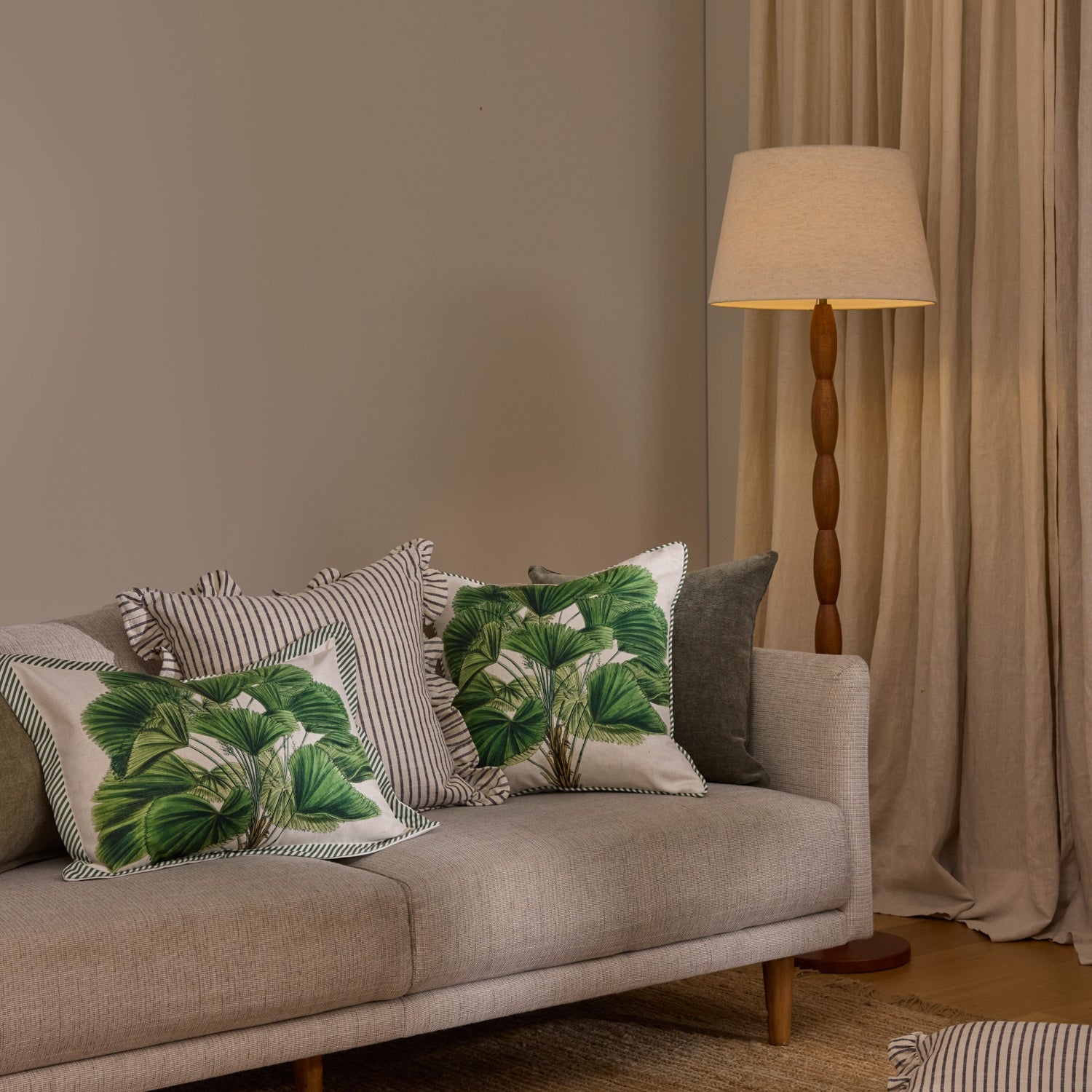 Harlow Wooden Floor Lamp