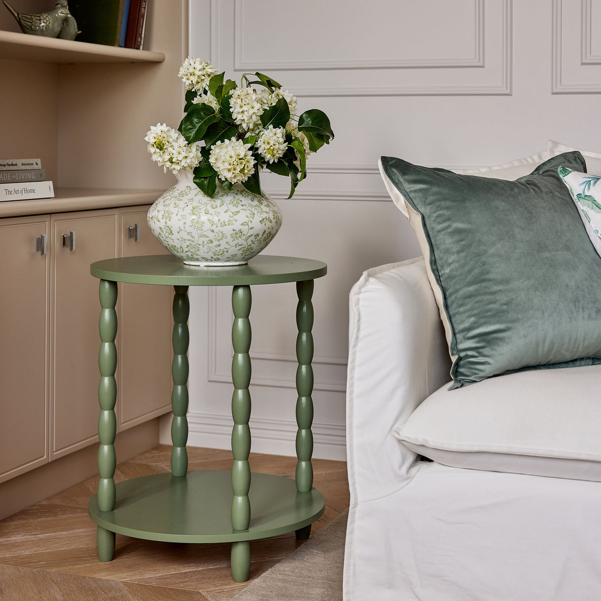 Lucille Sage Side Table