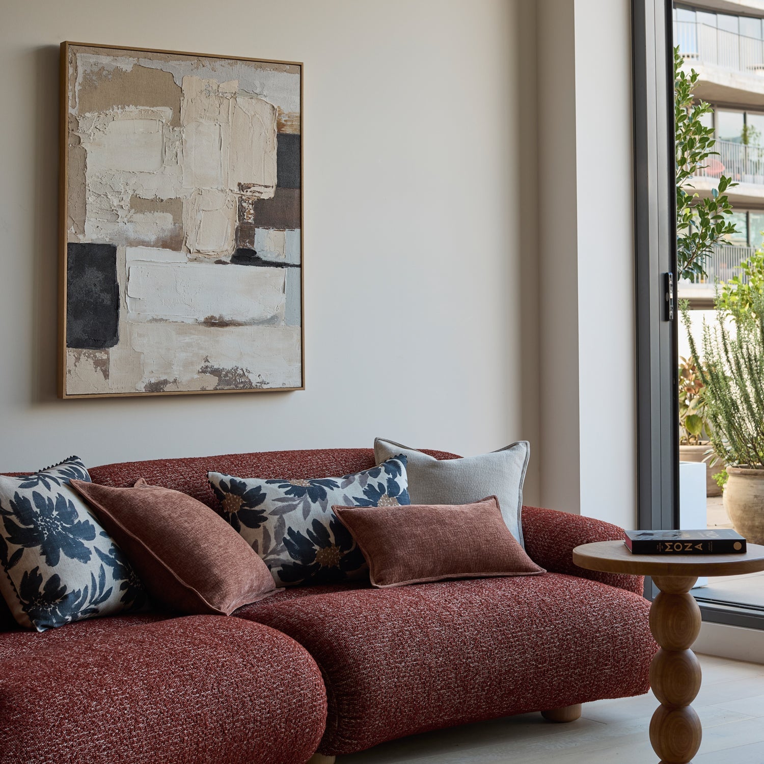 Clyde Black / Neutral Wall Art 80x100cm
