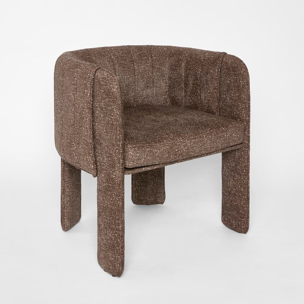 Clara Dining Chair with arms Cocoa - Set of 2