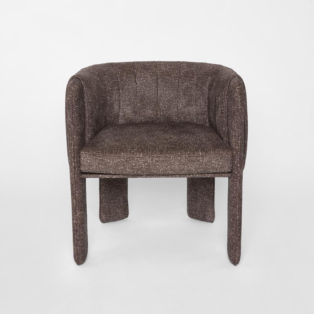 Clara Dining Chair with arms Cocoa - Set of 2