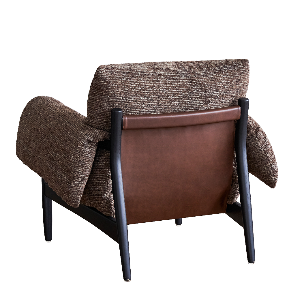 Martini Lounge Chair - Dark Brown