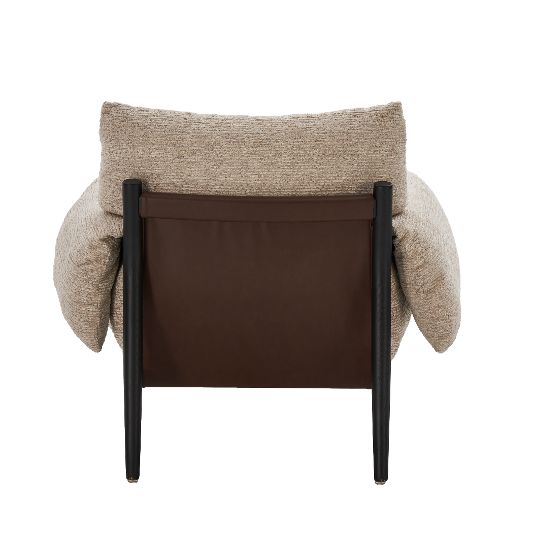 Martini Lounge Chair - Caramel