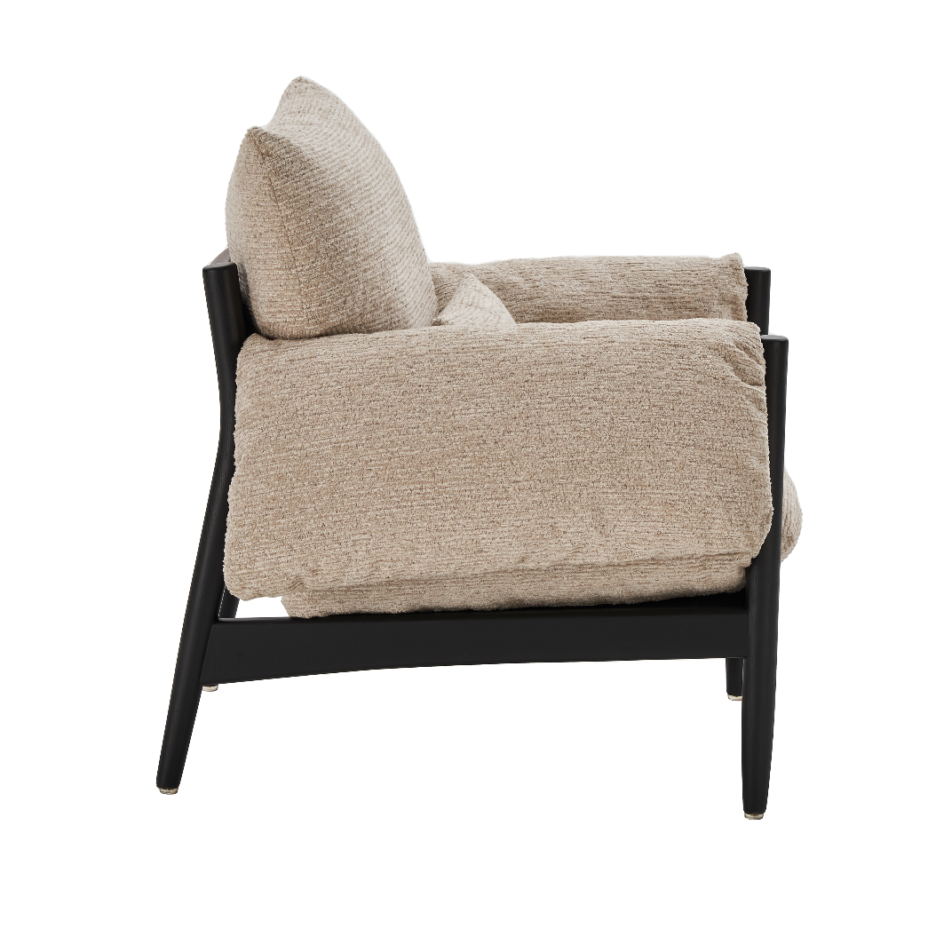 Martini Lounge Chair - Caramel