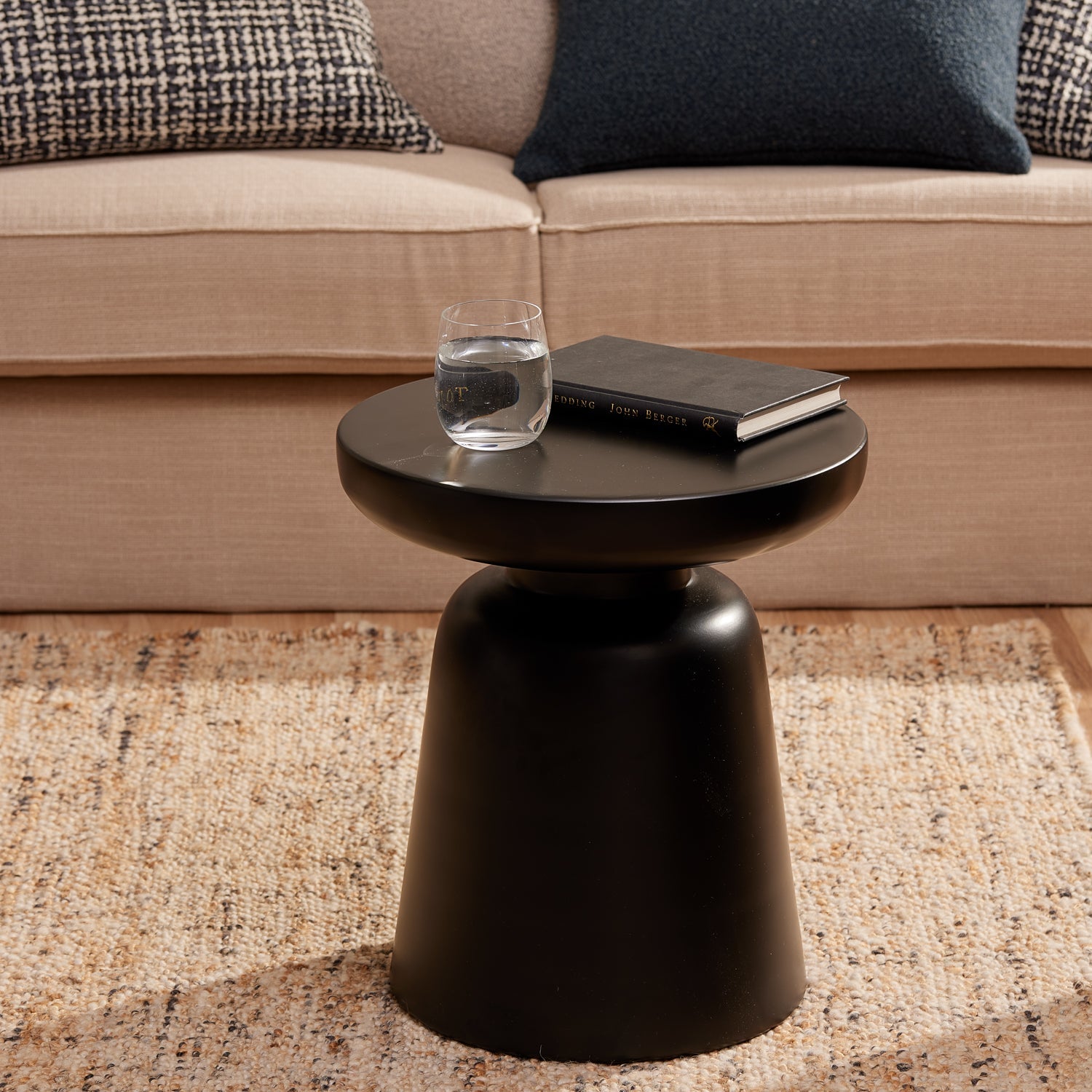 Baxter Matte Black Side Table
