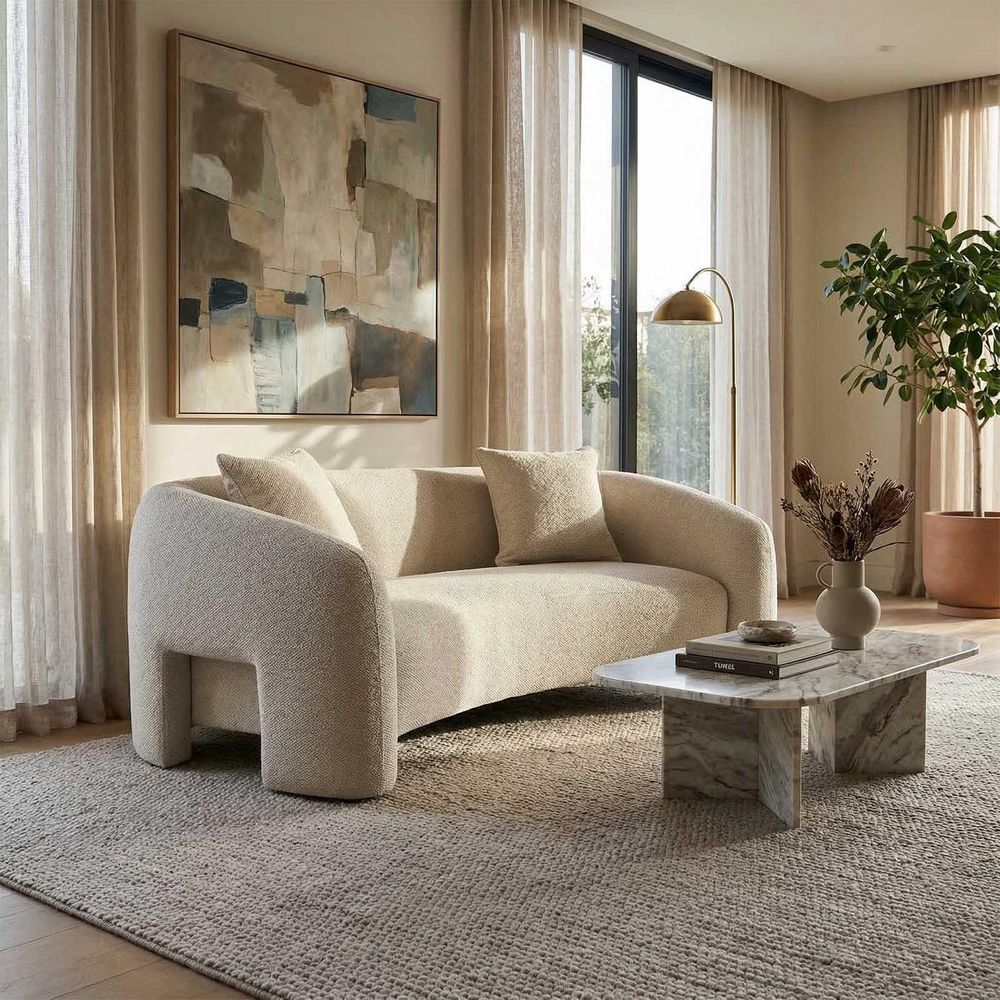Nora 2 Seater Sofa Beige