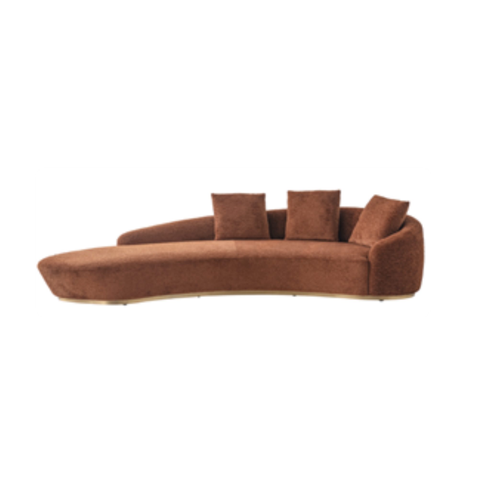 Remi 3-Seater Sofa - Burnt Caramel