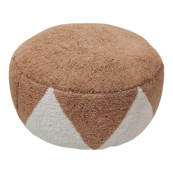 Rimsha Tufted Pouf - Toffee