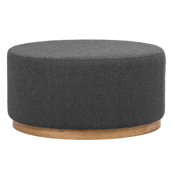 Senora Ottoman - Charcoal