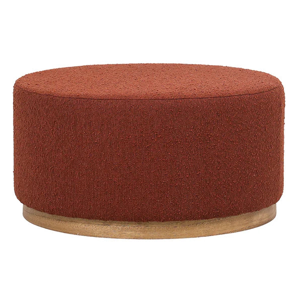 Senora Ottoman - Rust