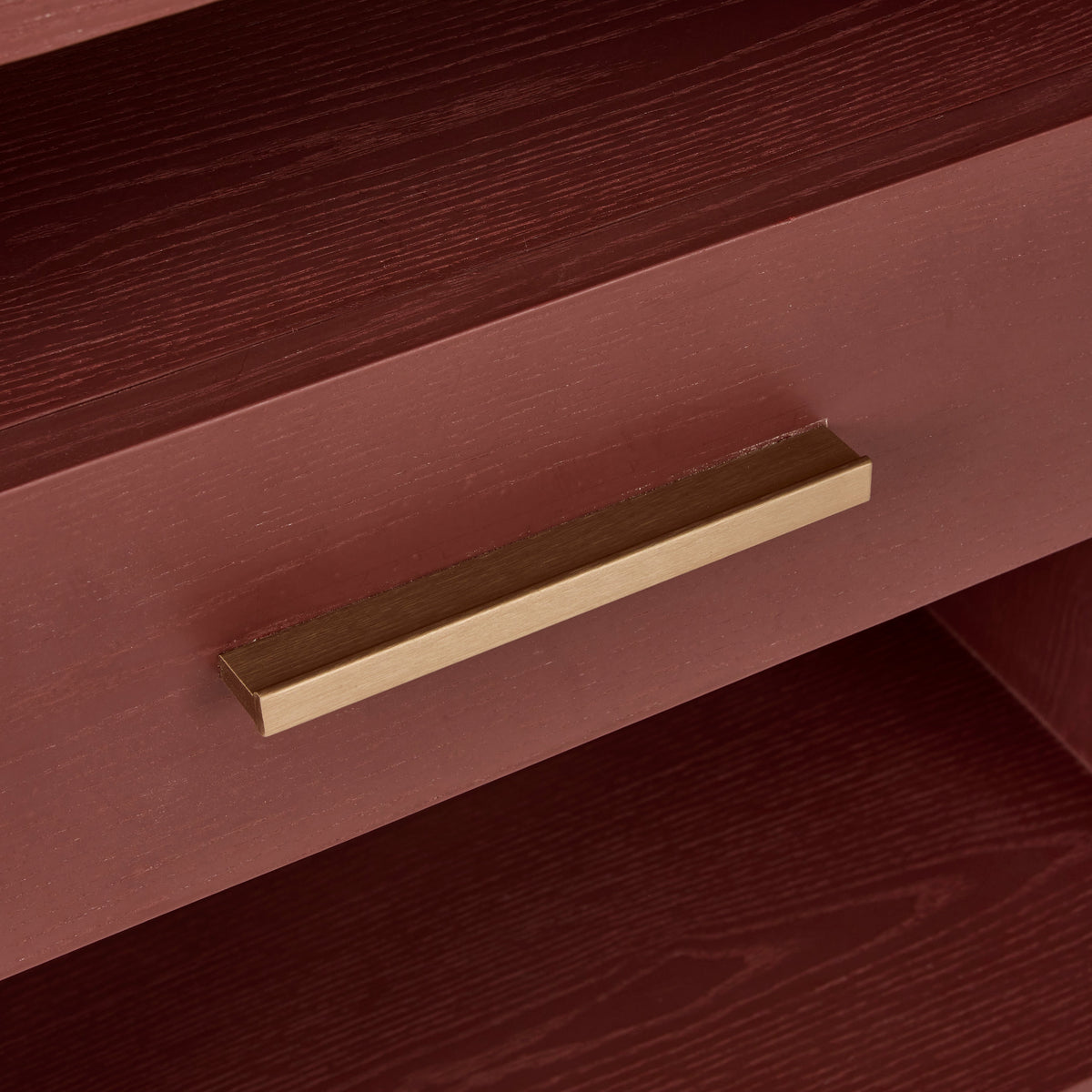 Verity Burgundy Bedside Table