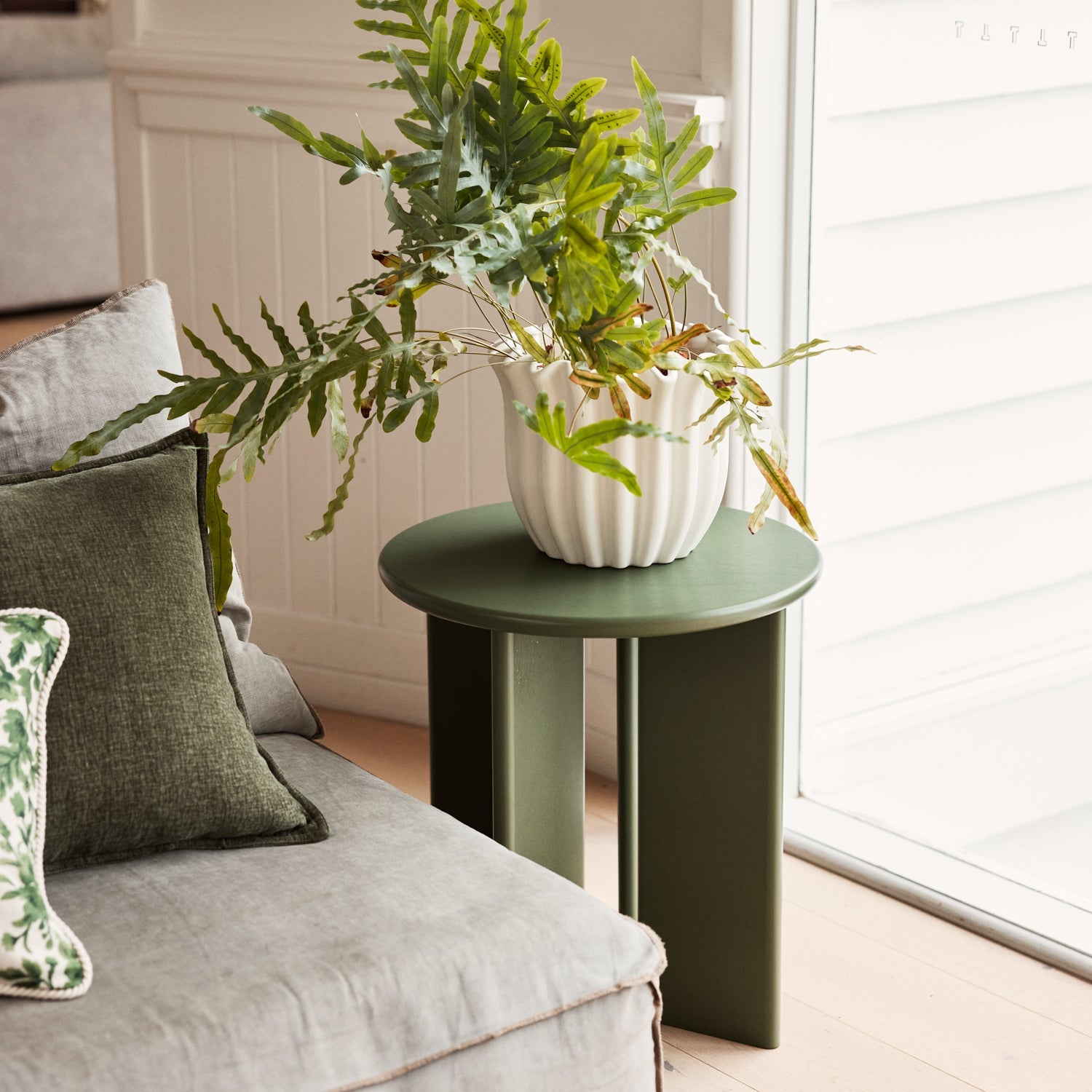 Walker Dark Green Side Table