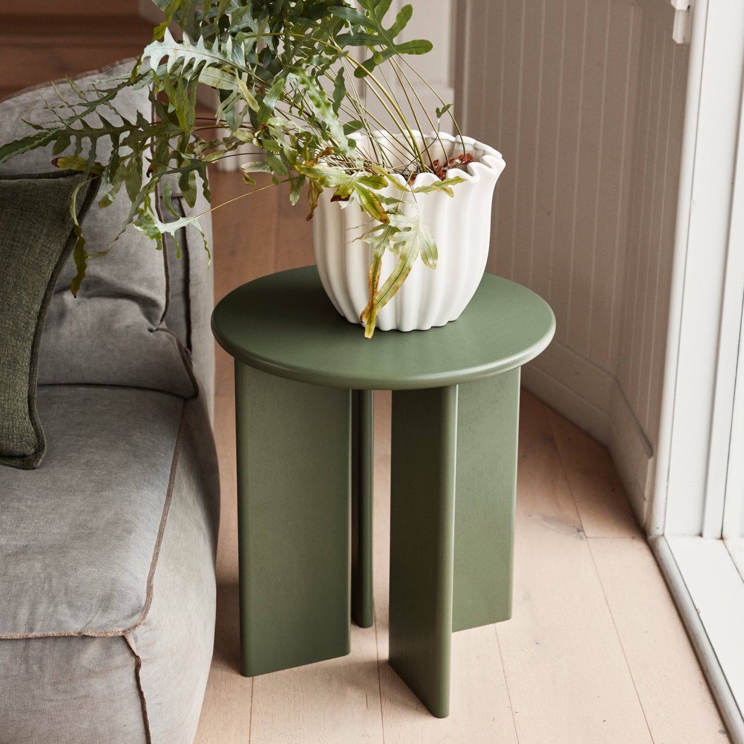 Walker Dark Green Side Table