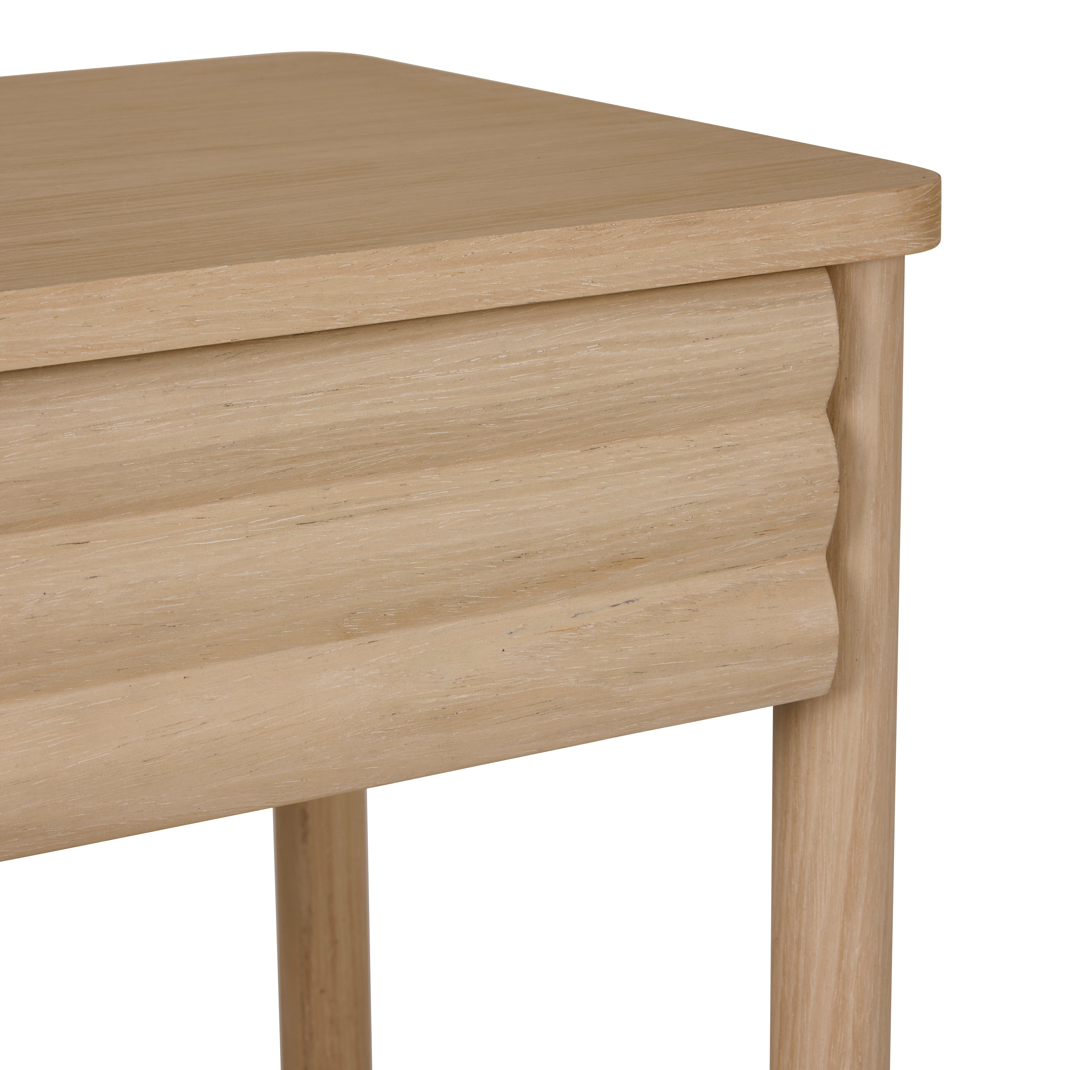 Zander Light Oak Bedside Table