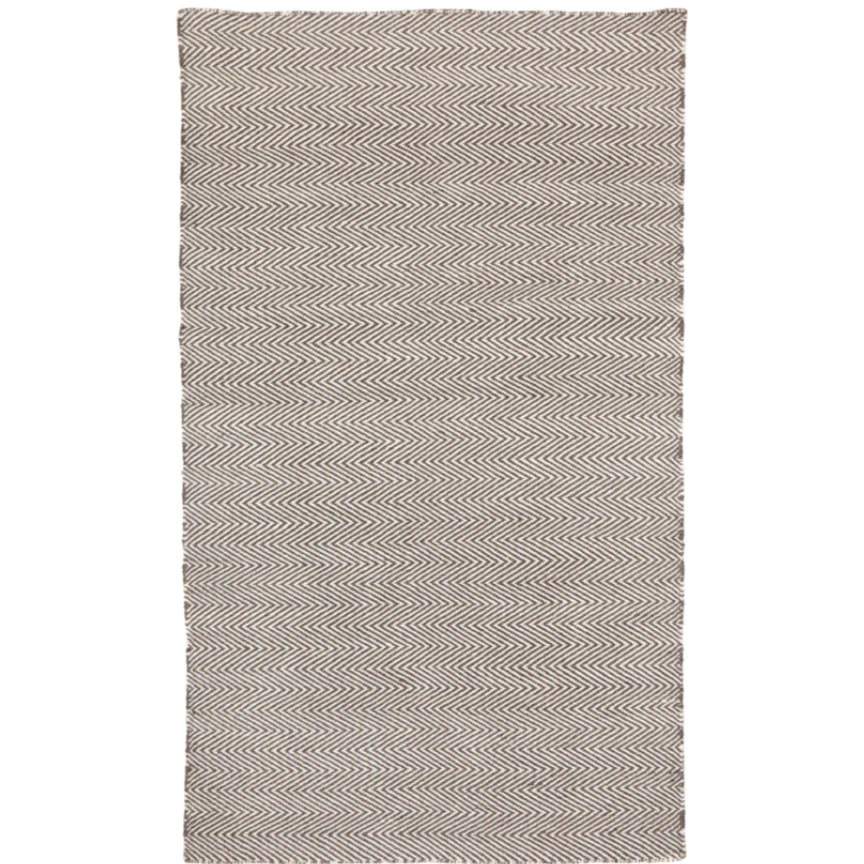Herringbone Ash Grey Indoor Outdoor Rug