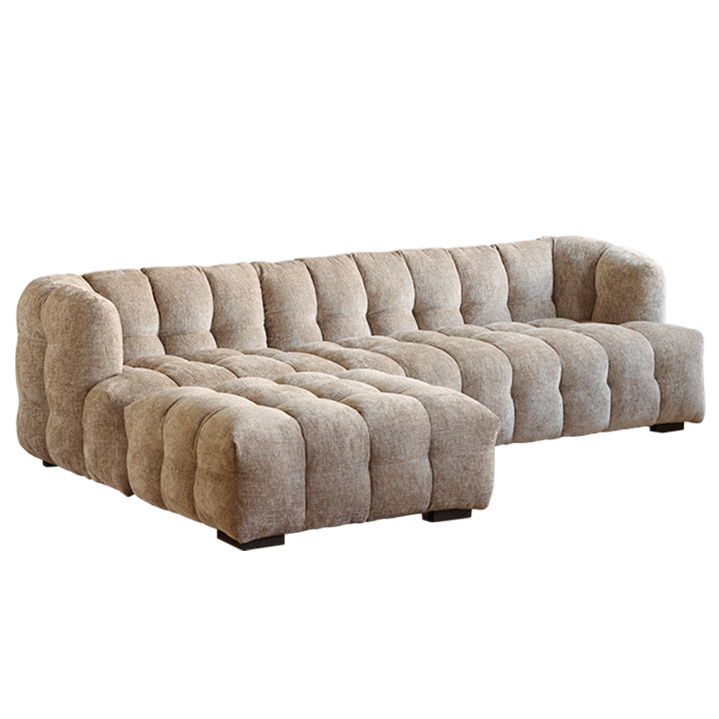 Mayfair Ottoman - Light Brown