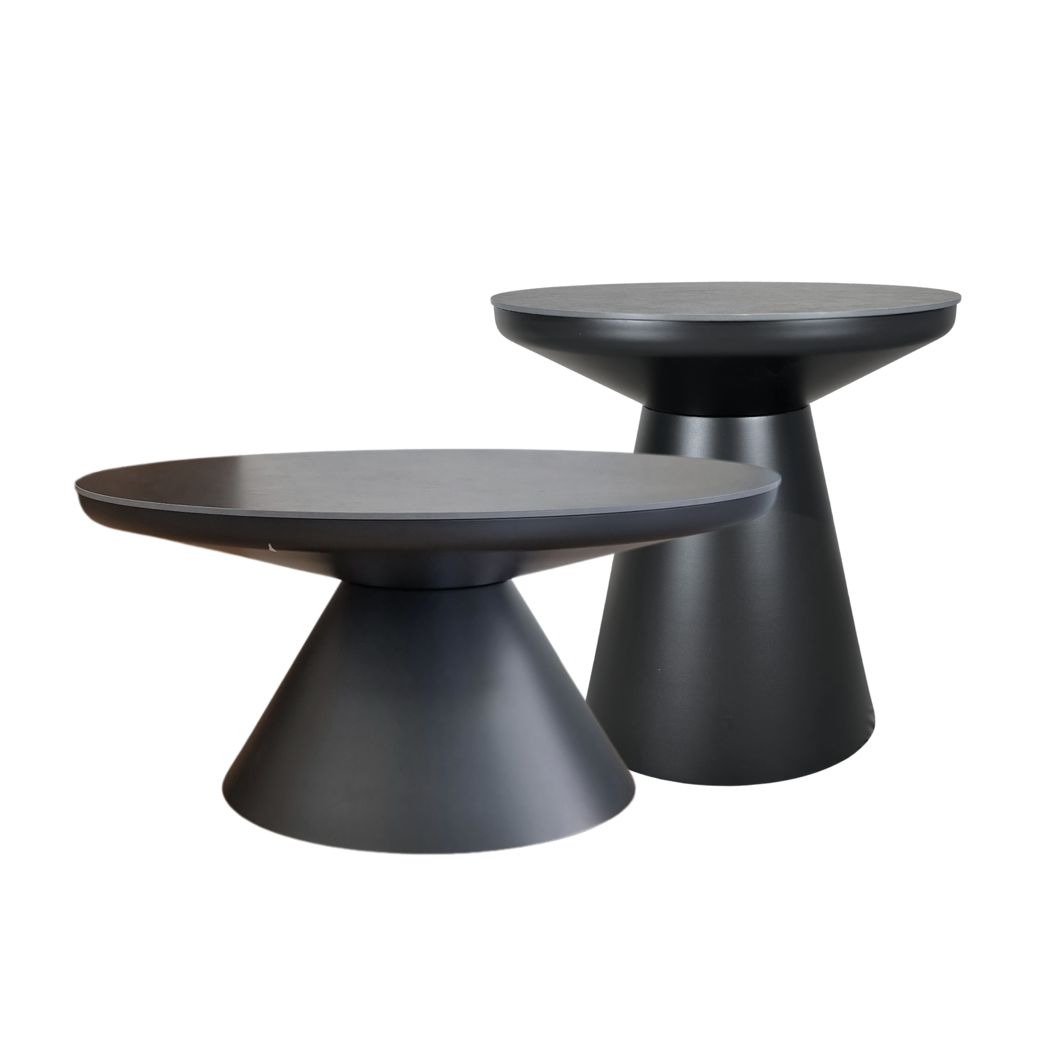 Milan Outdoor End Table - Charcoal