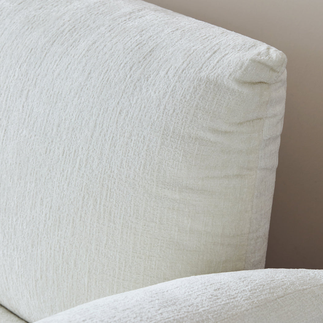 Puff Three Seater Sofa - White