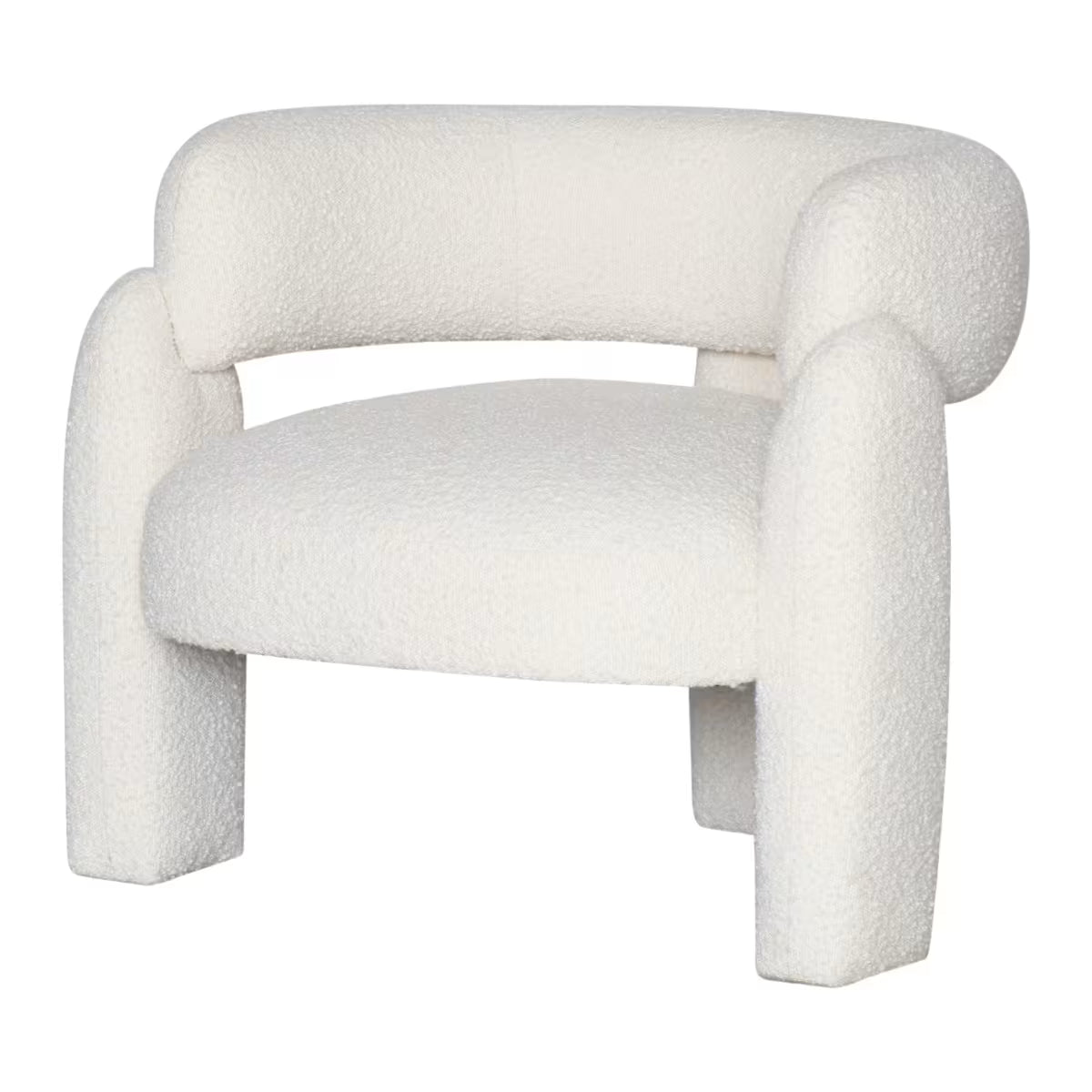Riga Occasional Chair Boucle Ivory