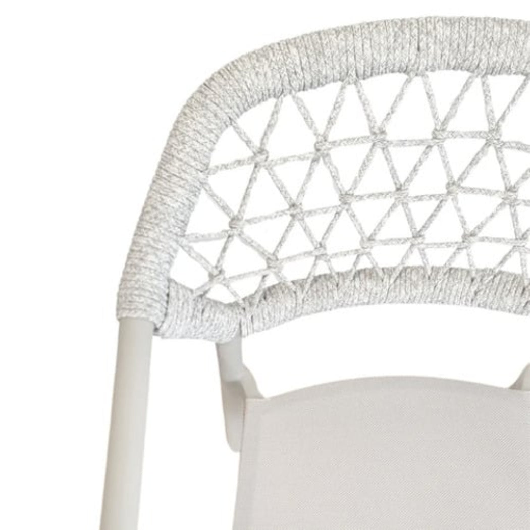 Sarah Outdoor Dining Chair - Light Grey