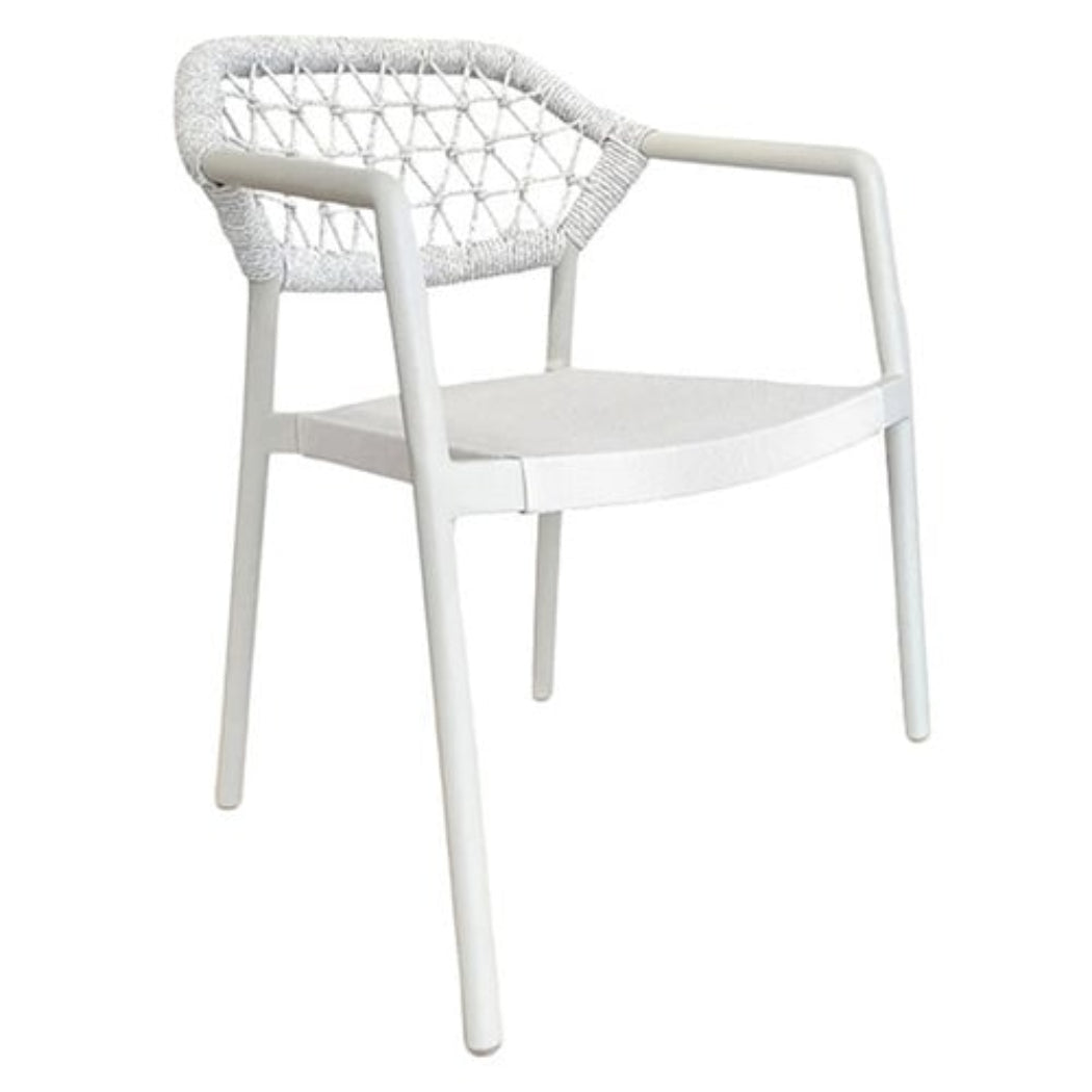 Sarah Outdoor Dining Chair - Light Grey