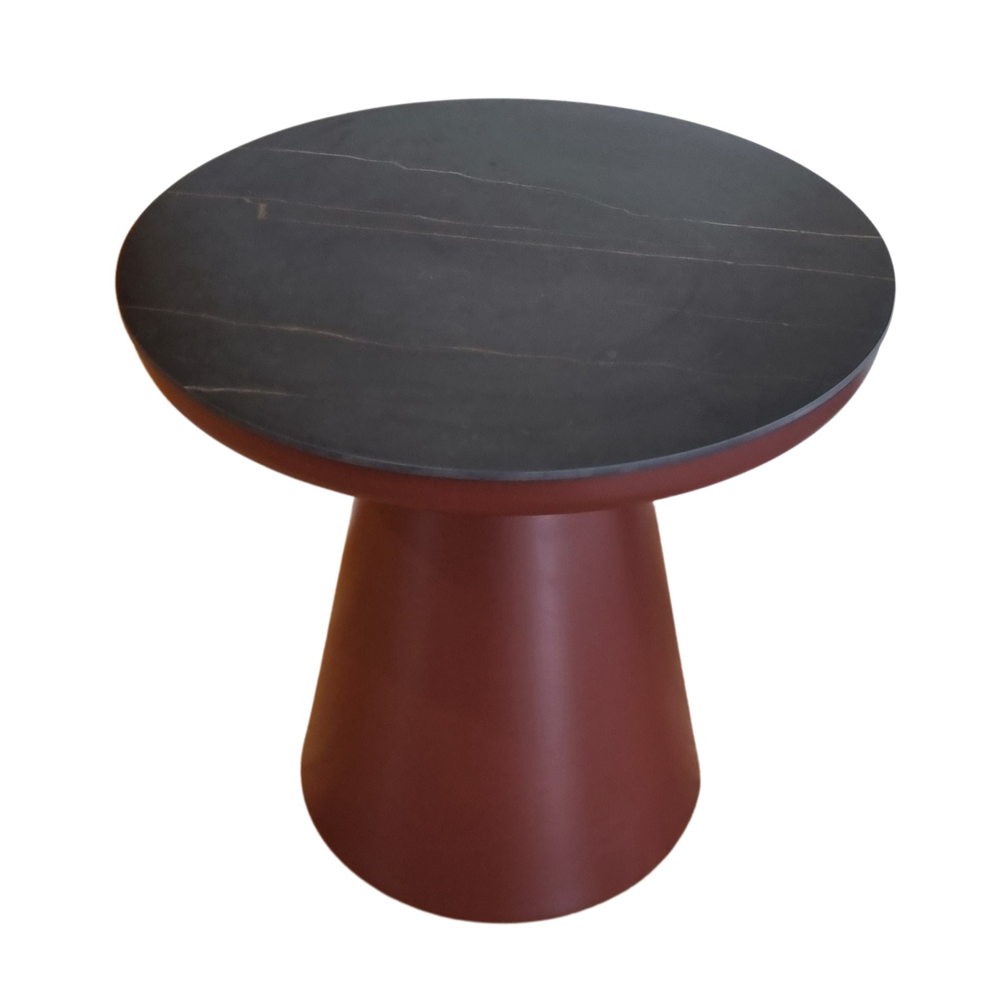 Milan Outdoor End Table - Burgundy