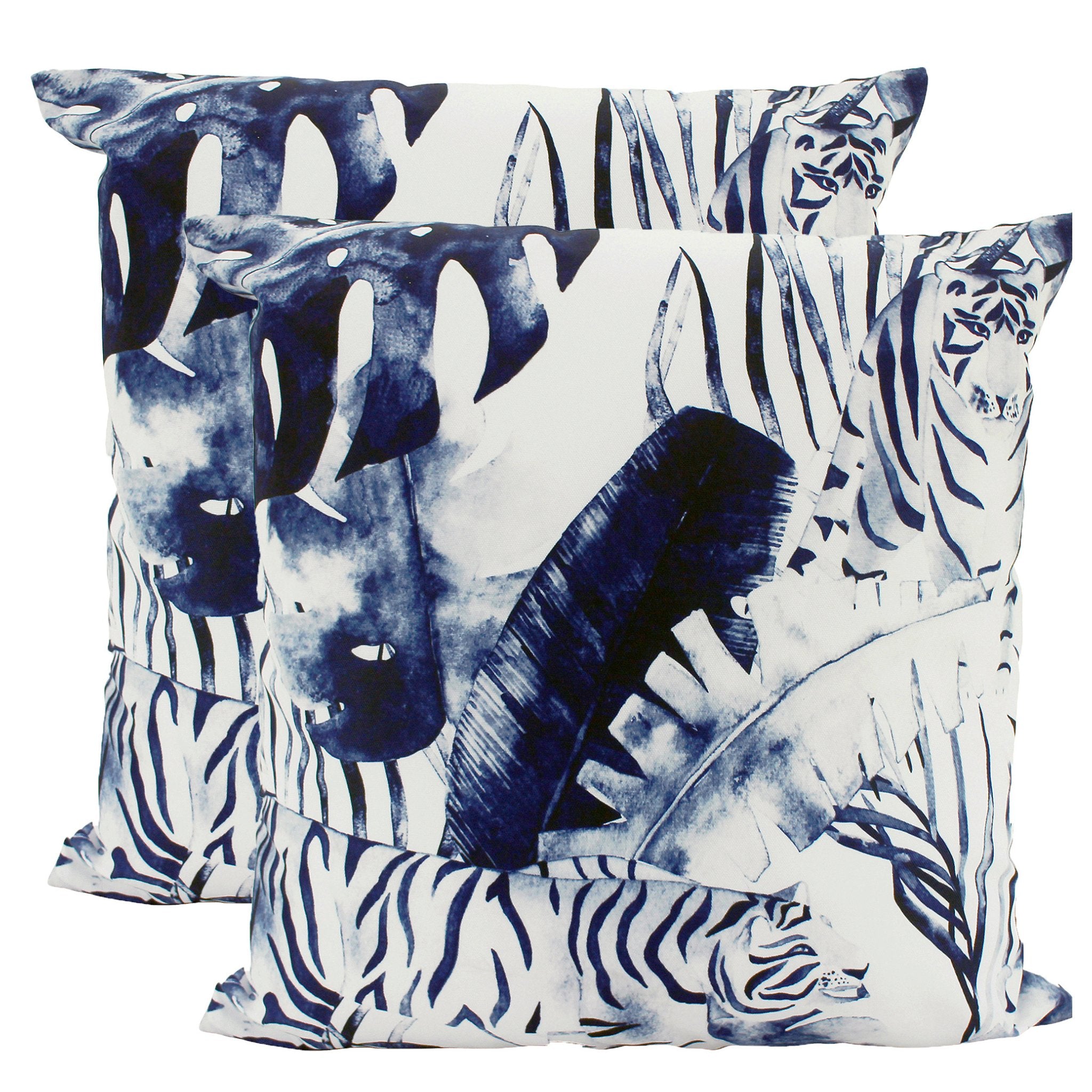 Navy Baskins Outdoor Cushion 50x50 - Olan Living