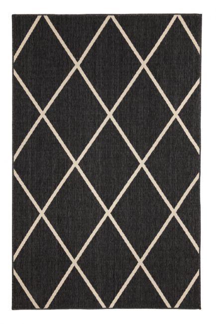 Tucson Turkish Outdoor Rug Black - Olan Living