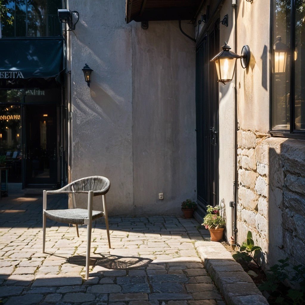 Serena Outdoor Dining Chair - Greige - Olan Living