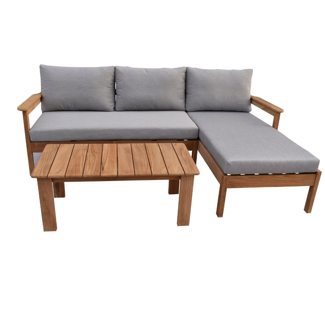 Rome Teak Modular Outdoor Lounge Set - Olan Living
