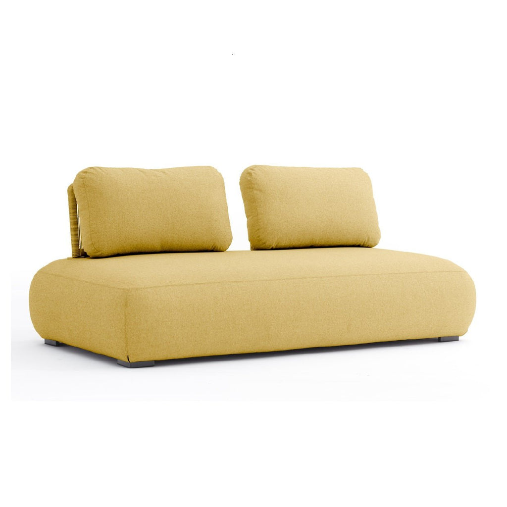 Ora Two Seater Outdoor Lounge Yellow Olan Living