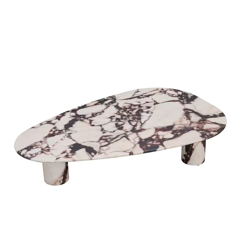 Calliope Coffee Table Bulgari Red Marble - (On Order)