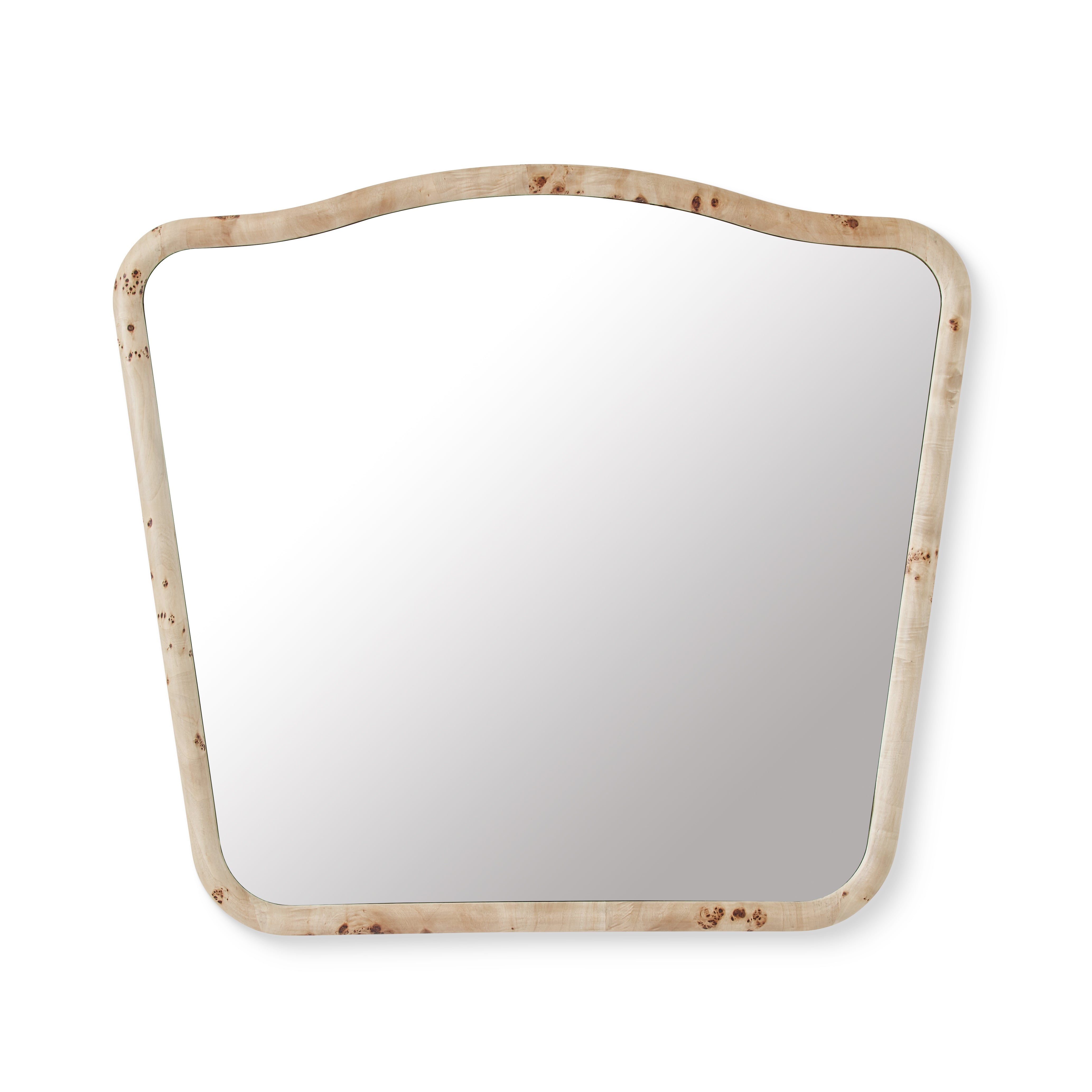 Burled Wood Mirror