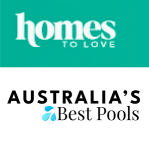 Logo Home to love Australia's best pools