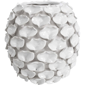 Succulent Vase Shell White
