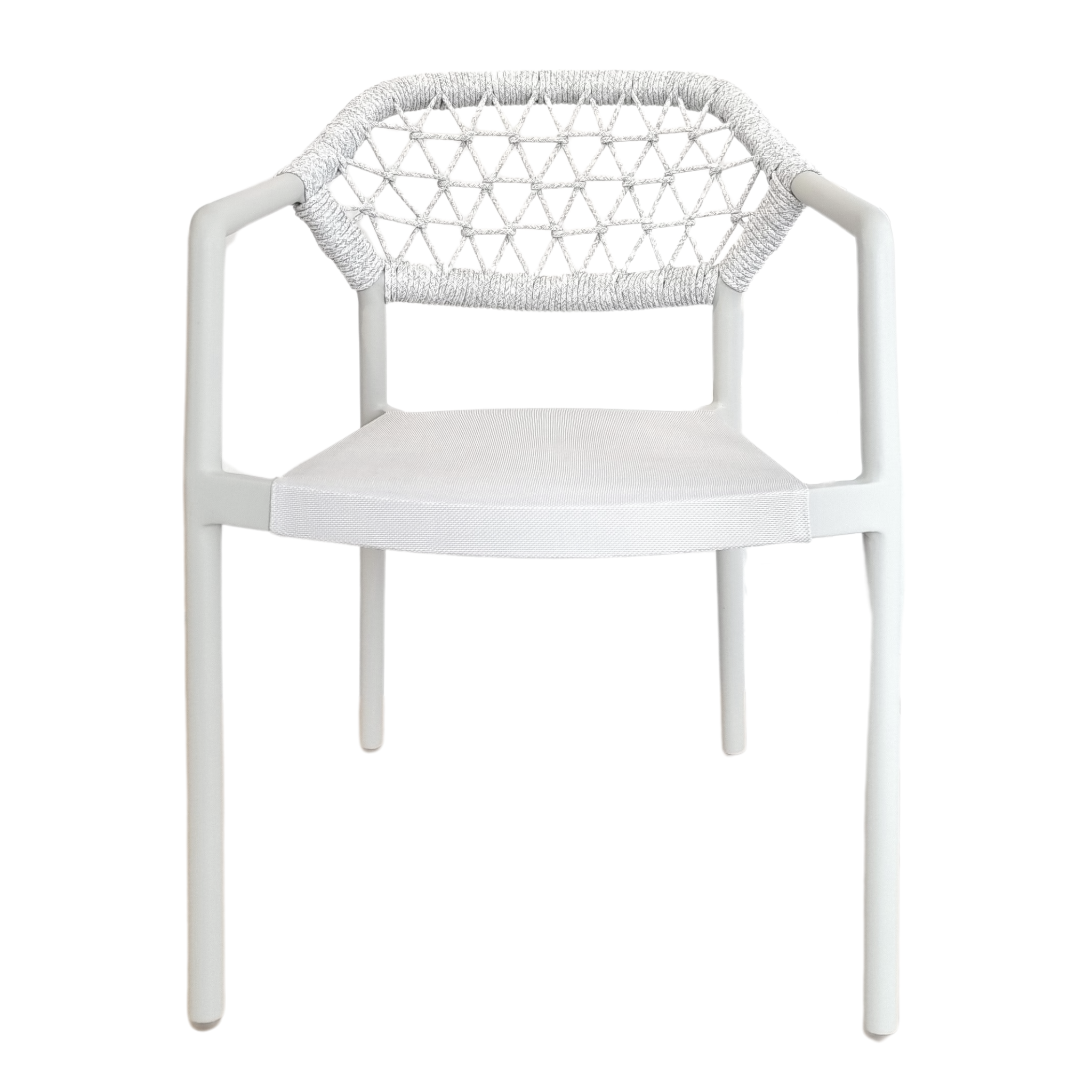 Sarah Outdoor Dining Chair - Light Grey