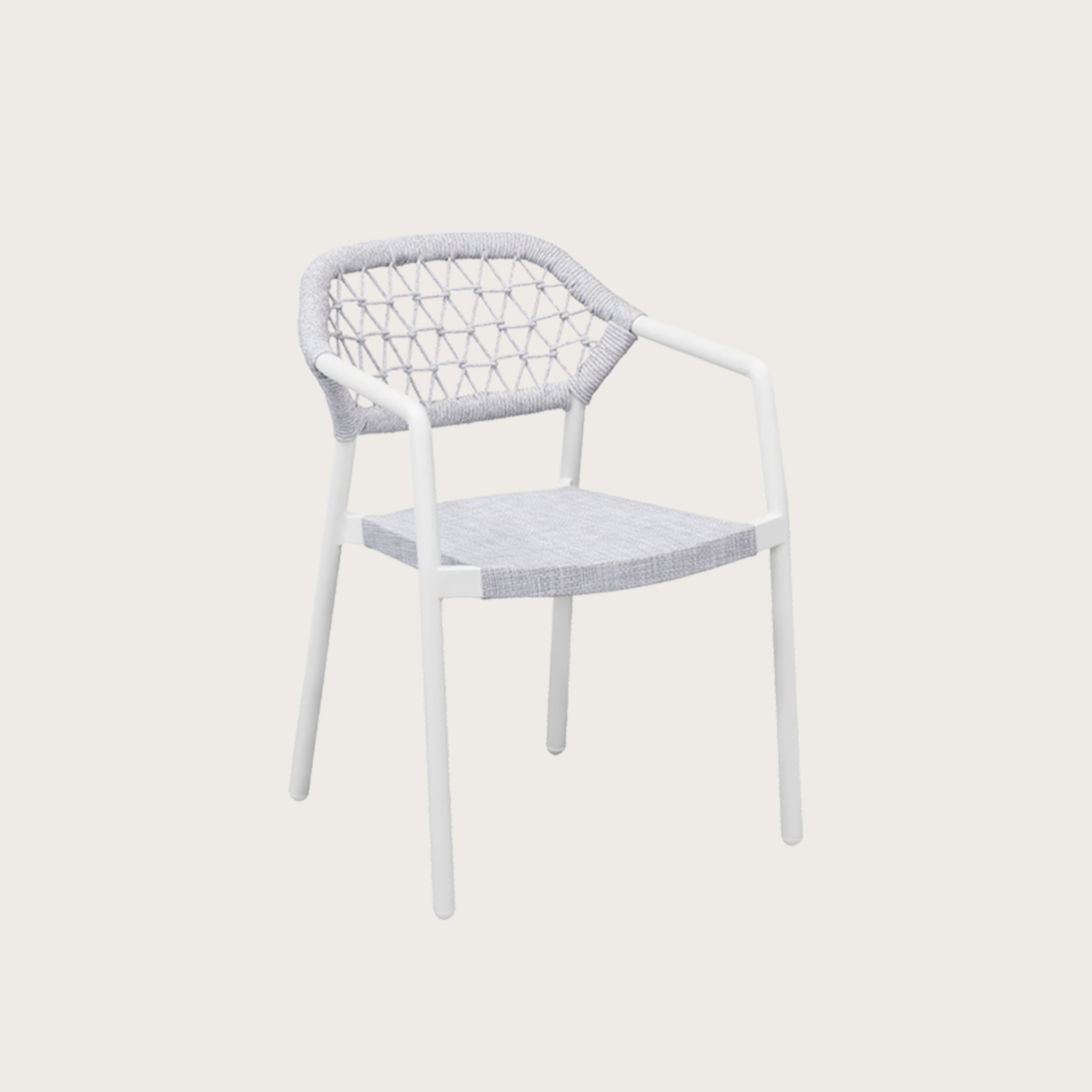 Sarah Outdoor Dining Chair - Light Grey (Pre-Order)