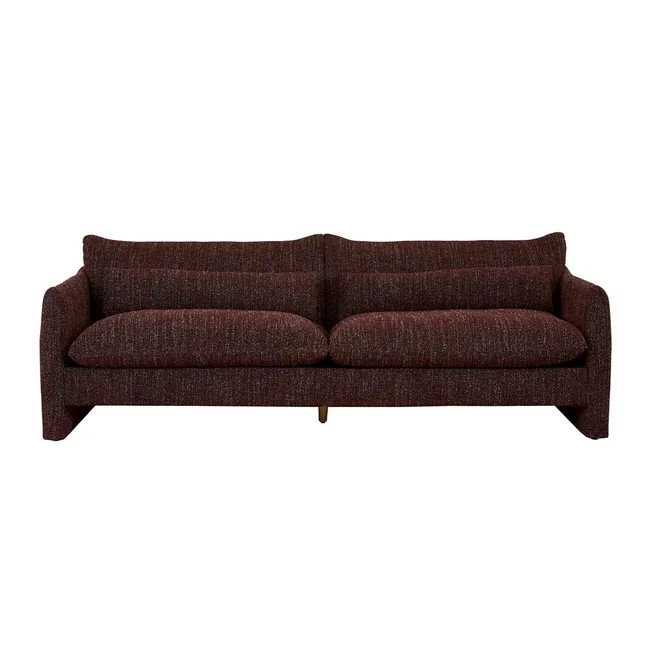 Sidney Peak 3 Seater Sofa-Plum Speckle