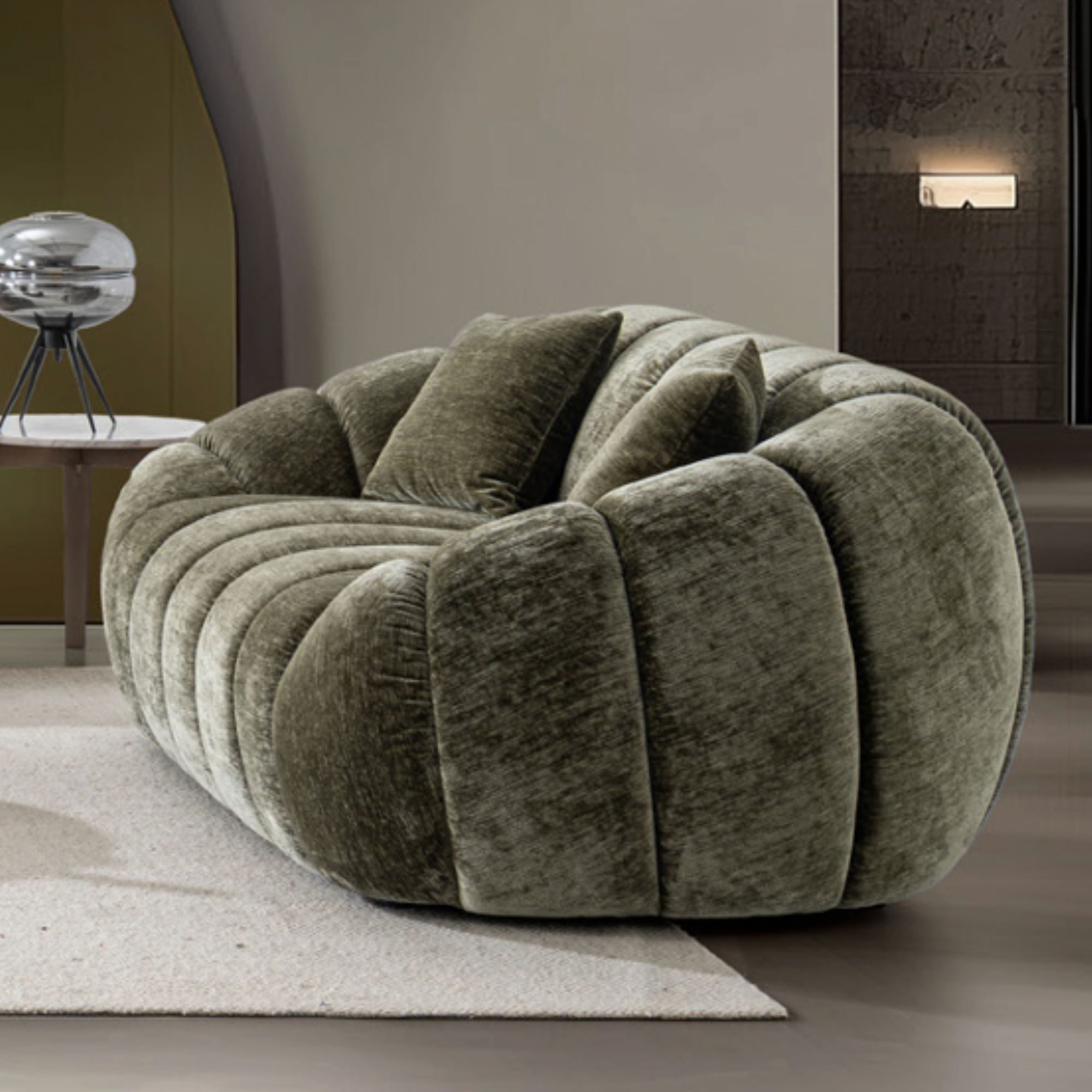 Aurora 2-Seater - Olive Green