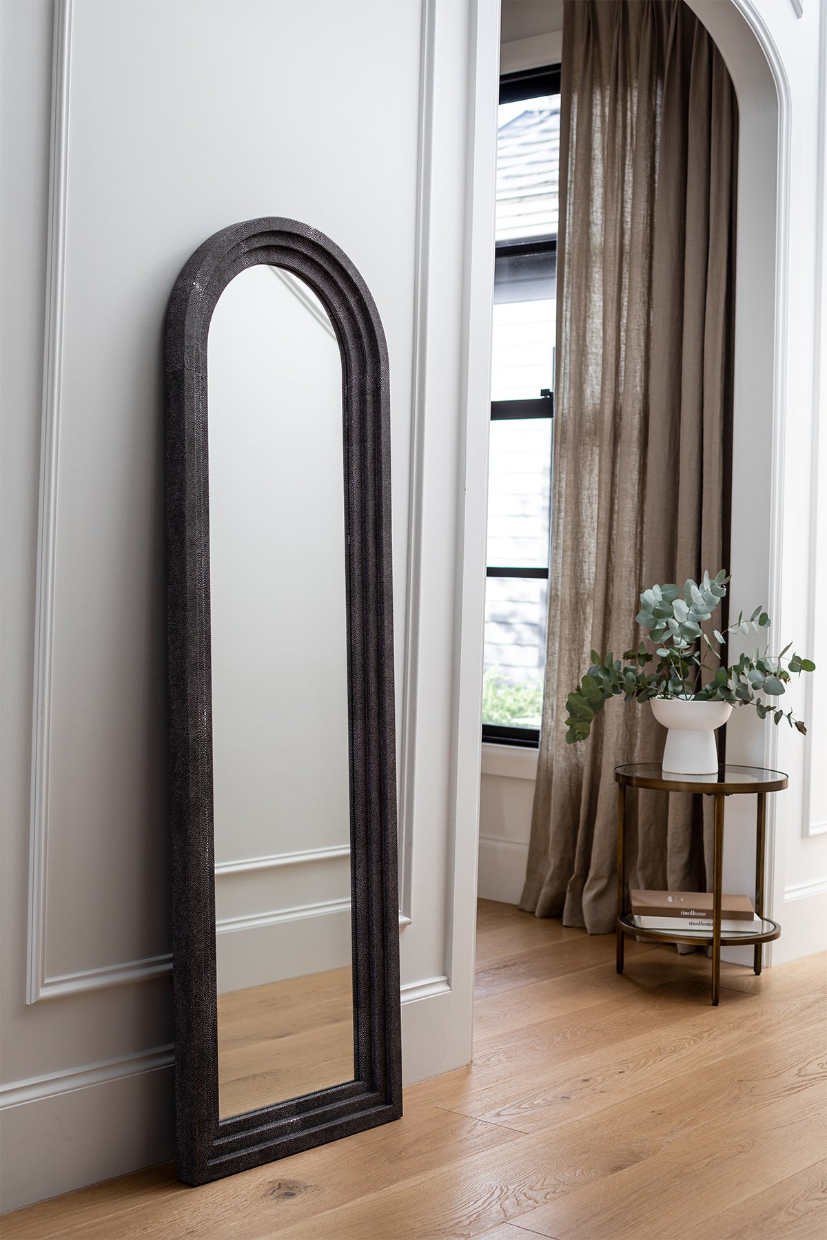 Aisha Arch Grey Mirror