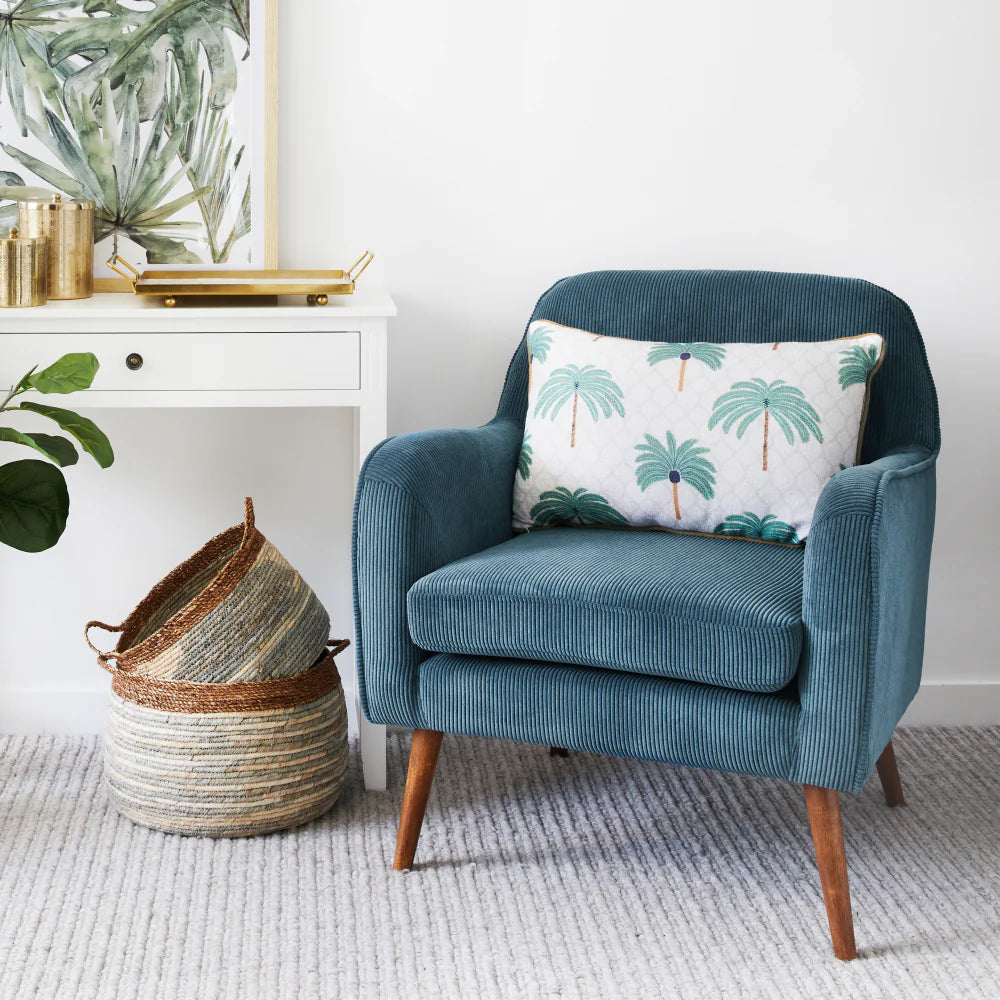 Albert Armchair - Steel Blue