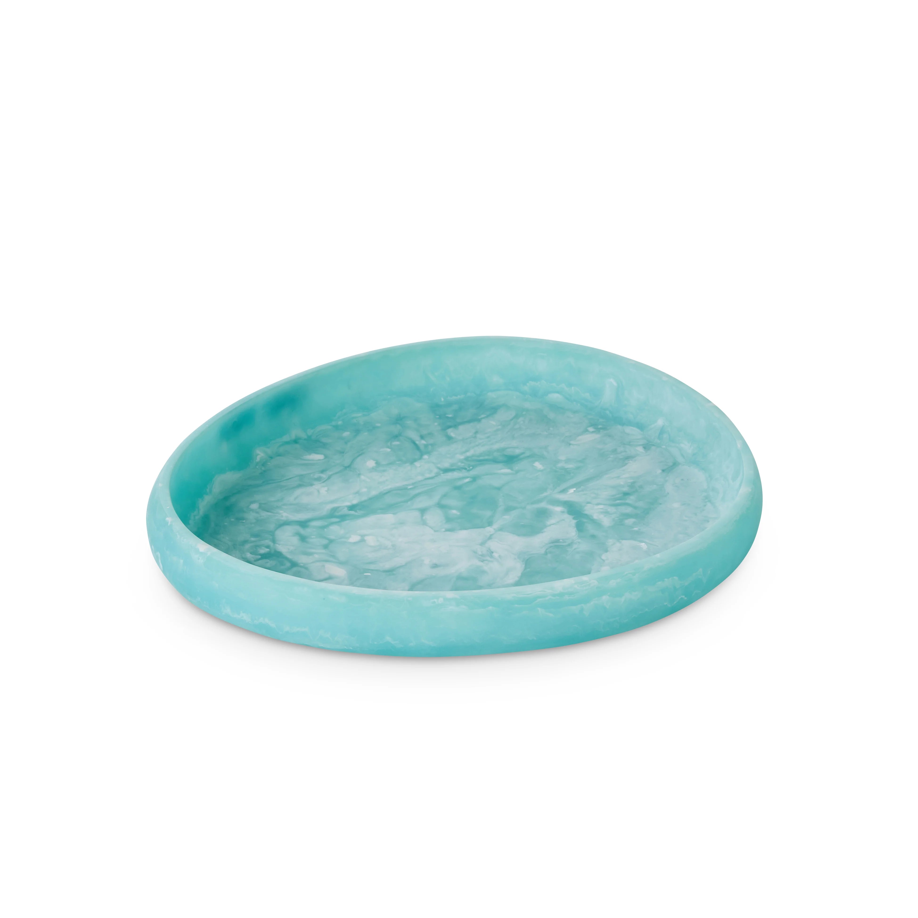 Aqua Resin Platter, small