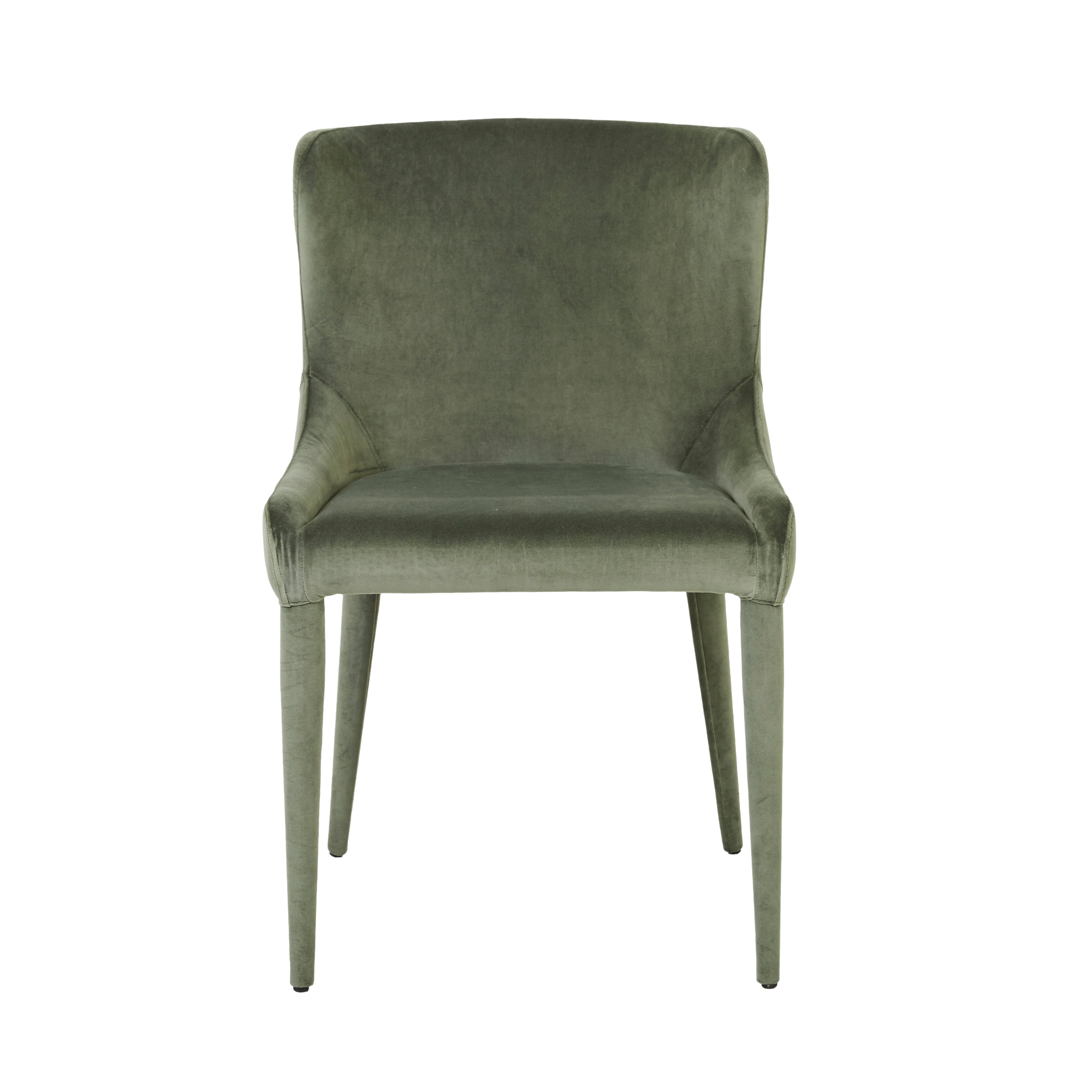 Claudia Dining Chair - Cypress Green Velvet