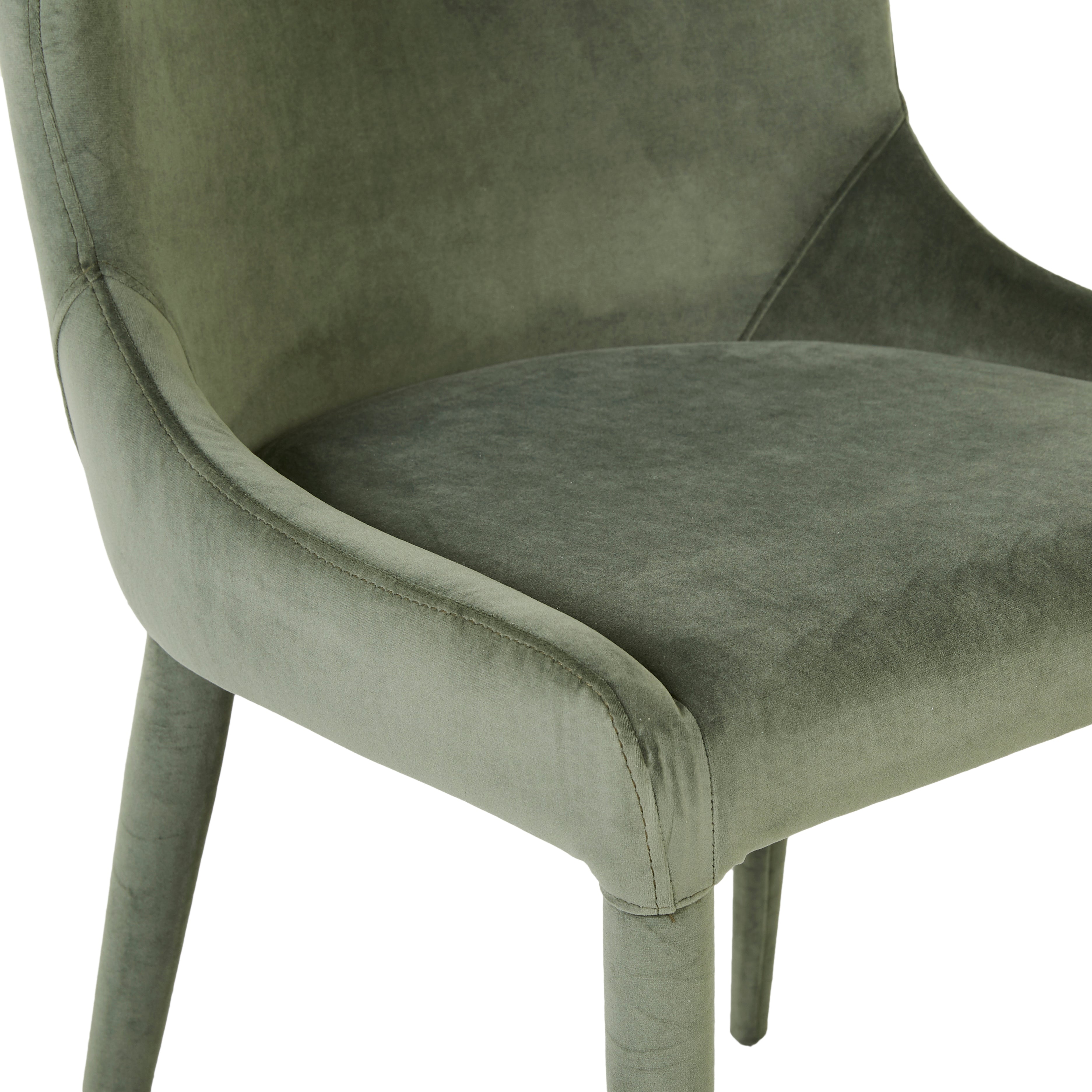 Claudia Dining Chair - Cypress Green Velvet