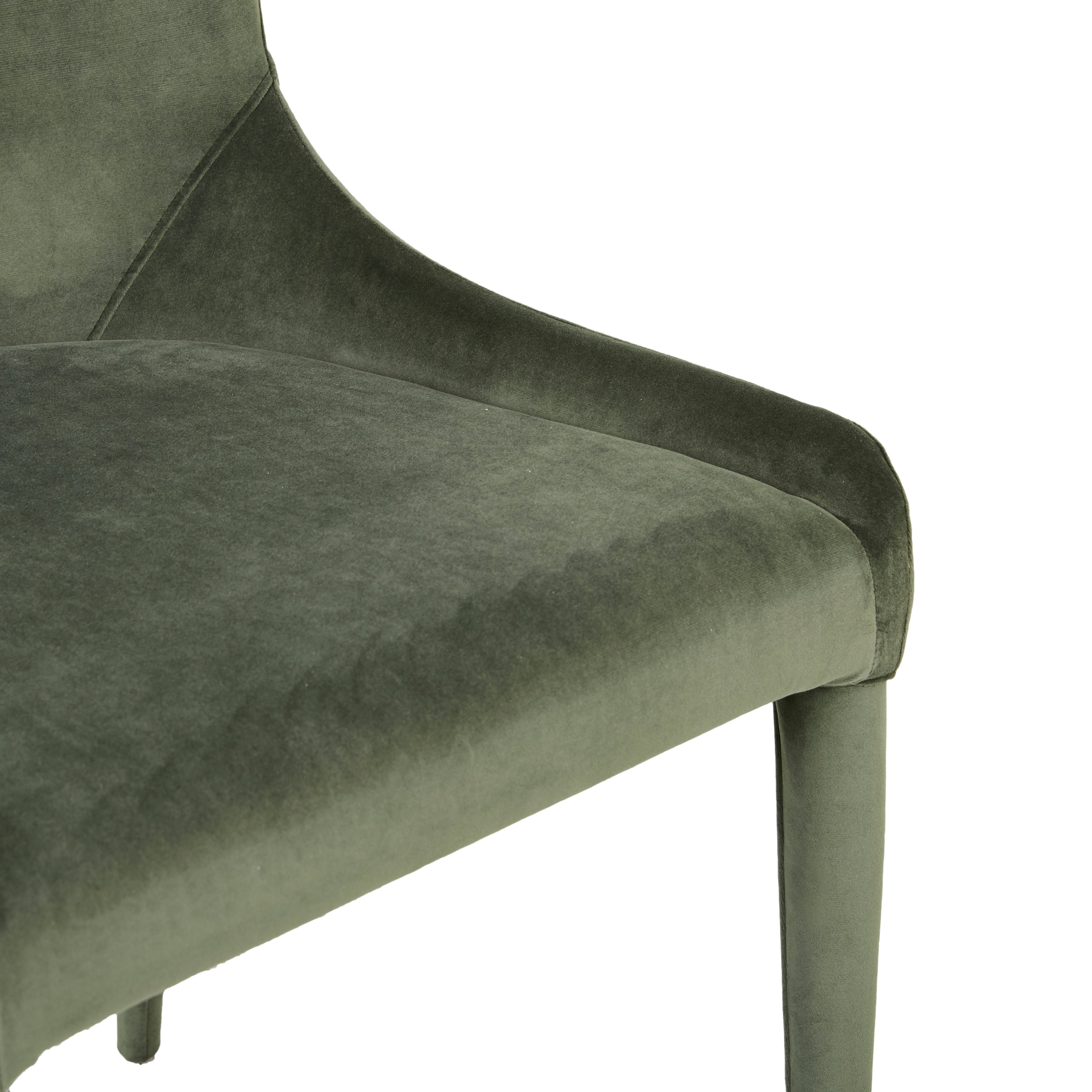 Claudia Dining Chair - Cypress Green Velvet