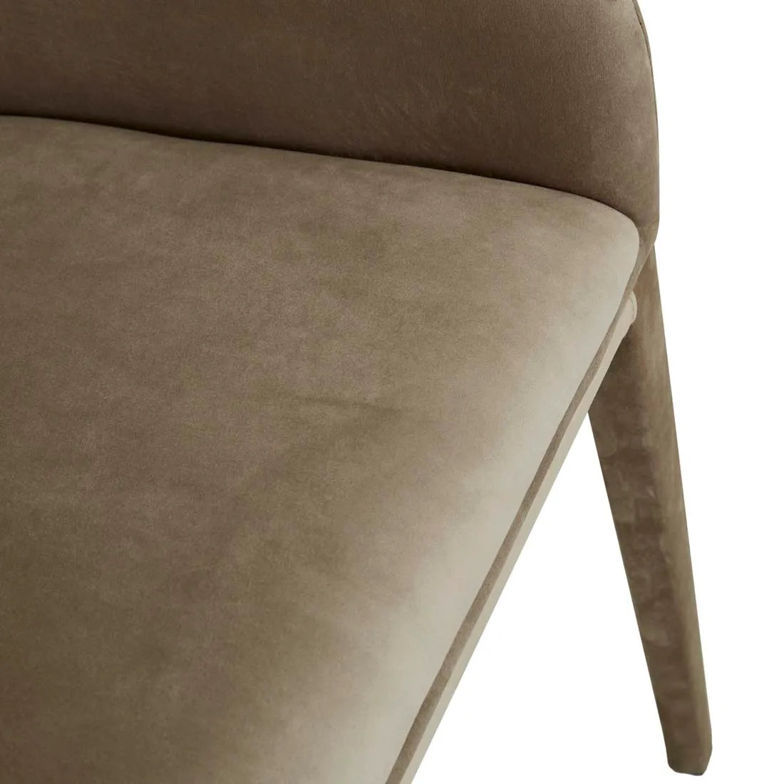 Gemma Dining Armchair - Beige Velvet